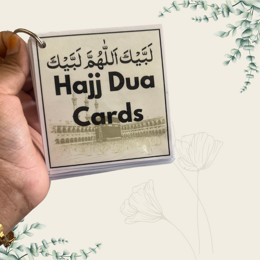 Hajj Dua Flash Card Set